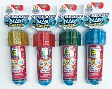 4 HOLIDAY PACK Test Tubes MR. BEAST Lab Micro Mystery Hyper Fusion Beasts