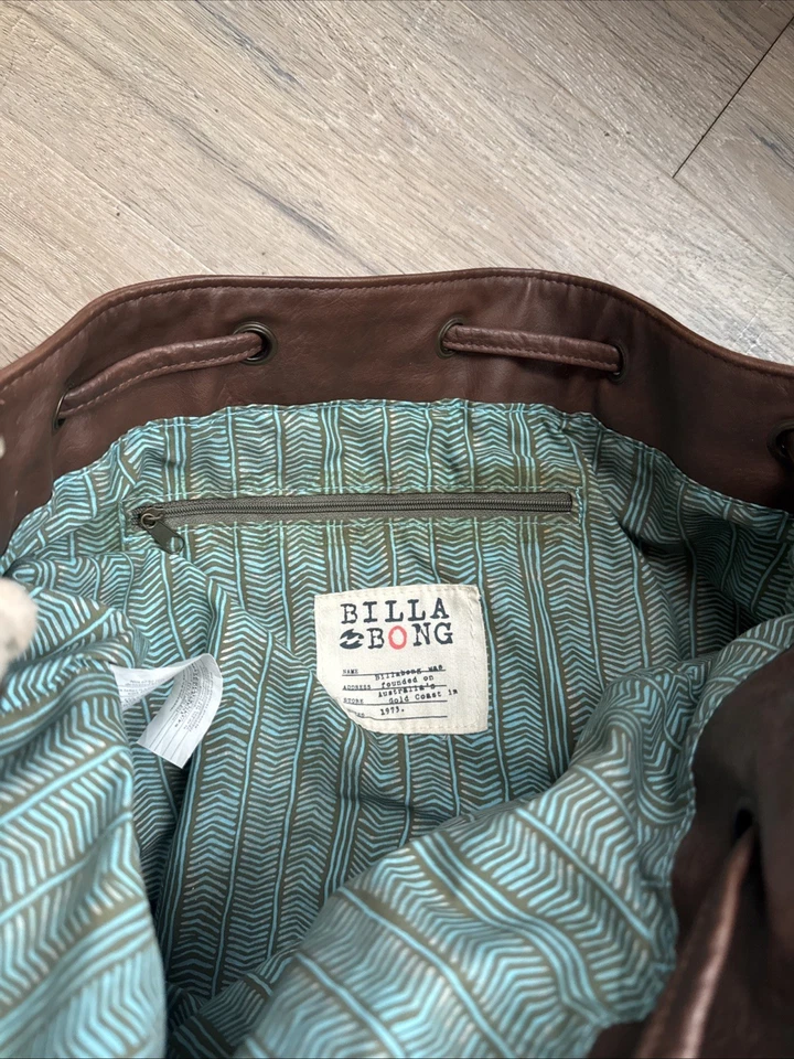 Bolso de Hombro Billabong Para Mujer Tejido a Rayas Cartera Multicolor Boho Hippie Foto 4 de 4