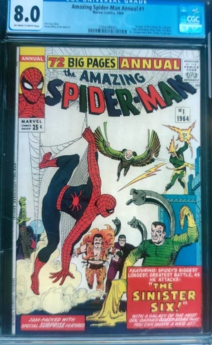 Amazing Spider-Man Annual #1 CGC 4.5 (1964) First Sinister Six Marvel Comics