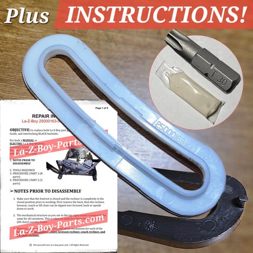 SALE! GENUINE La-Z-Boy 25000163-00 Lift Chair Couch Plastic Slide Guide Lazy Boy