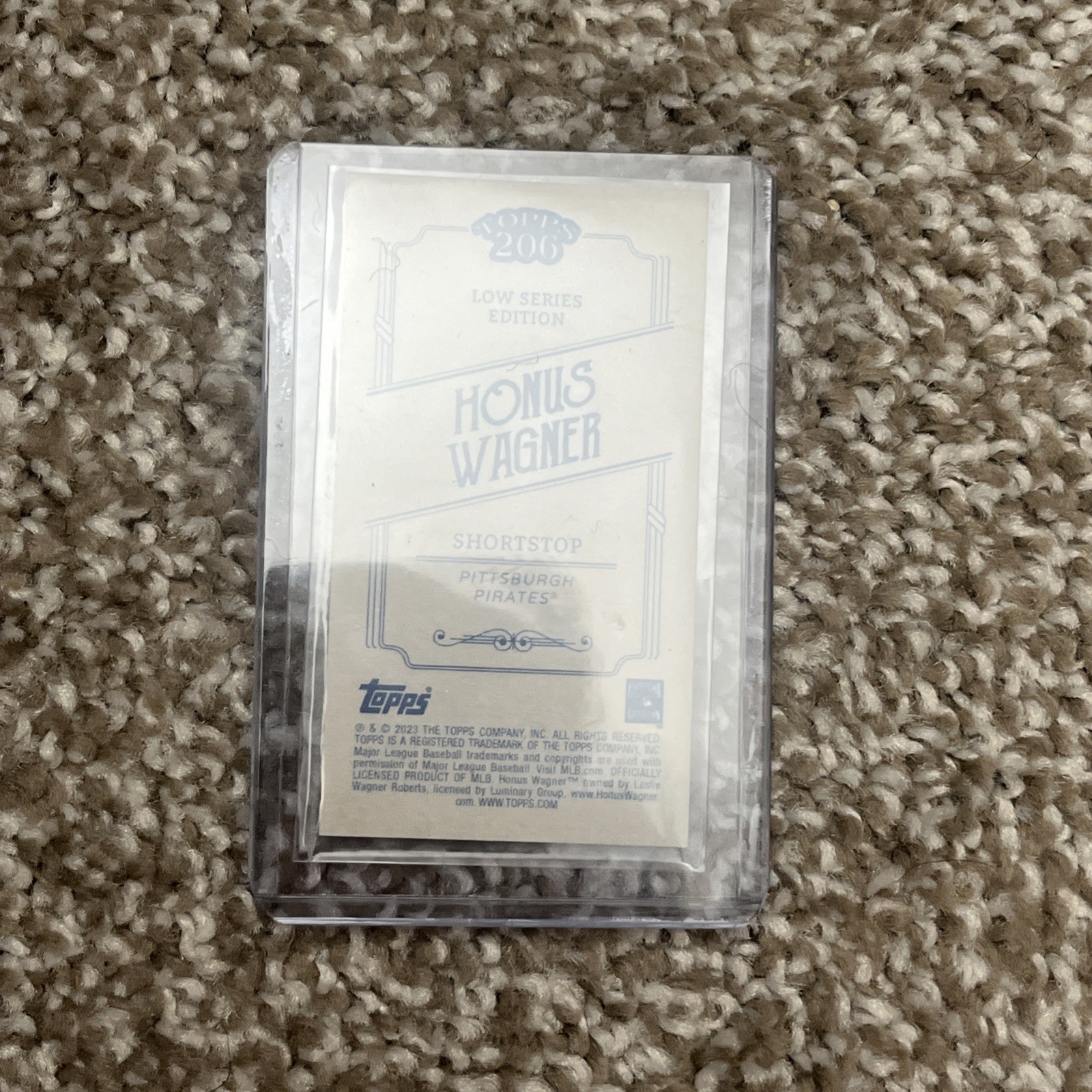 2020 Topps 206 Series 2 - Honus Wagner #45  view 2