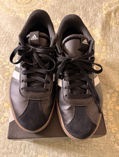 adidas VL Court 3.0 women  s Black White Leather Sneakers Size 10
