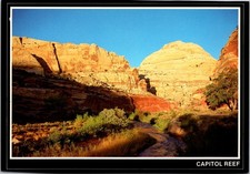 Utah Capitol Reef National Park Capitol Dome View Continental Postcard A542