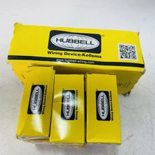 9 Pack - Hubbell HBL8300HRED 20A Red Duplex Receptacles, Hospital Grade