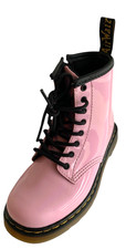 Dr. Martens 1460 T Pale Pink Patent Leather Combat Boots Toddler Girls Size 9