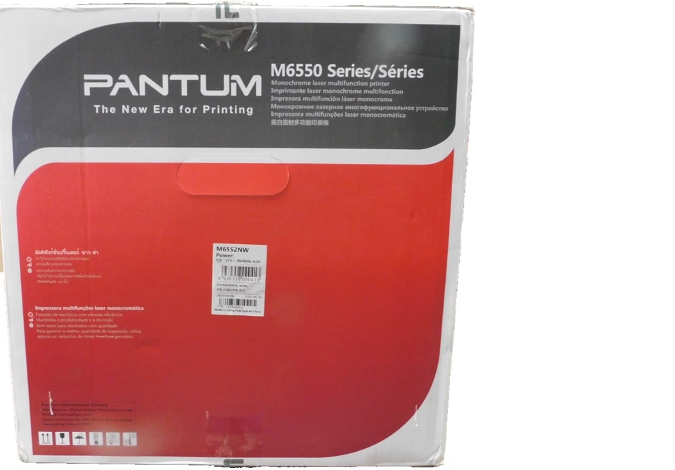 Pantum M6552NW Laser Monochrome Multifunction Printer-New - Image 2 of 4