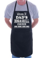 Bienvenido a papá barbacoa barbacoa regalo divertido novedad mordaza regalo cocina barbacoa delantal