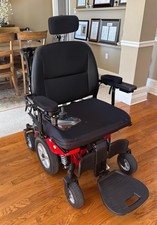 Merits Vector Power Wheelchair electric tilt footrest