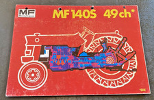 Notice publicitaire Tracteur MASSEY FERGUSON MF 140S - Février  1976 - Bel Etat.