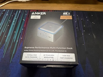 Anker Prime TB5 Docking Station (14-in-1, 8K, Thunderbolt 5 Dock 120Gbps)