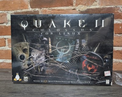 Quake II: Colossus for Linux (PC, 1999) Sealed New Sealed w Holes In Shrink Wrap
