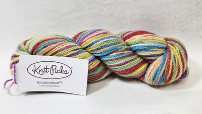 Over The Rainbow Imagination Knit Picks Merino Wool/Alpaca/Nylon 50g Fingering 