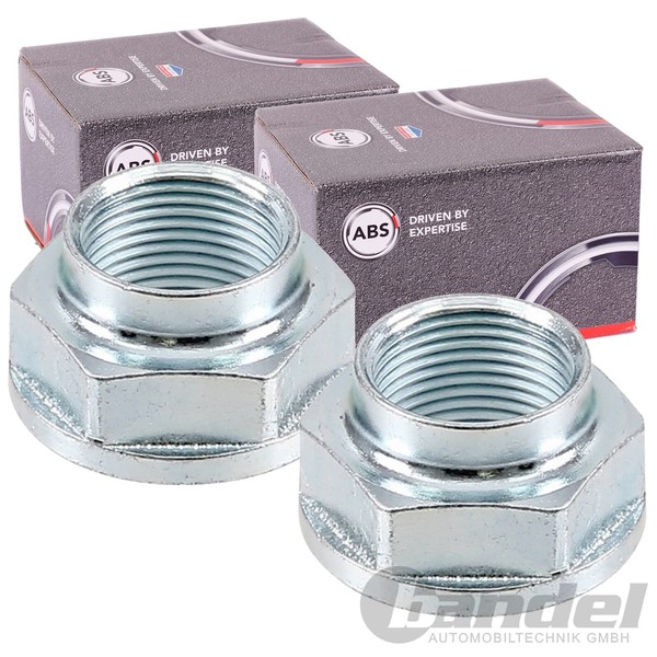 2X A.B.S. 32Er Achsmuttern M22X1.5 Vorne Passend FüR Mini Links+Rechts-image