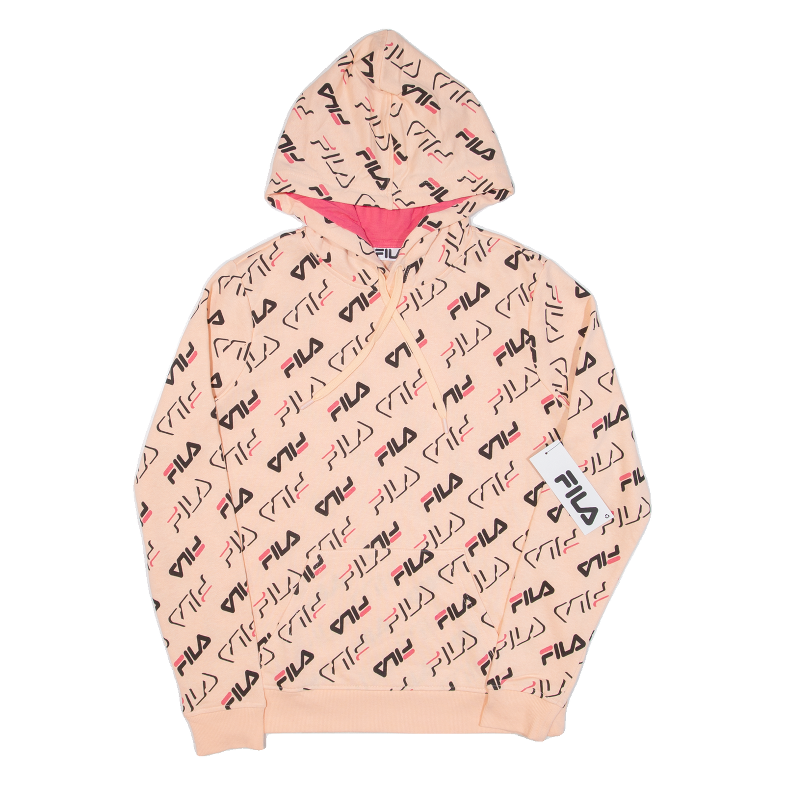 Felpa con cappuccio FILA donna rosa UK 12