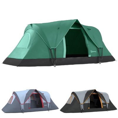 Zelt für 5 Personen Campingzelt Tunnelzelt Kuppelzelt Polyester