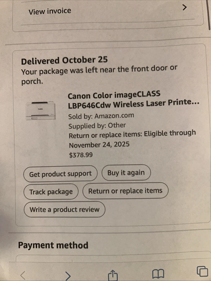 Canon - imageCLASS LBP646Cdw Wireless Duplex Color Laser Printer - White - Image 3 of 4