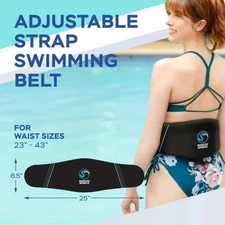 AquaFitness Deluxe Flotation Swimming Belt - Water Aerobics Equipment for Poo...