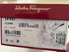 Womens Sandals Salvatore Ferragamo White w/ Gold Decoration 6 1/2 B New w/ Box — photo 3
