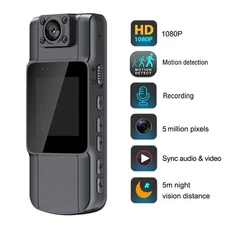 New Body Worn Camera Full HD 1080P Mini Camera DVR Camcorder For Law Enforcement