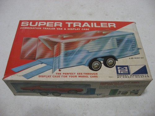 Empty Box Only - MPC Super Trailer Display Case Model Kit #611-150