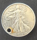 2015 1oz United States Silver Eagle  Holed