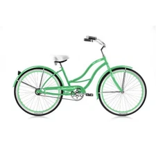 Micargi TAHITI-F-MGRN 26 in. Tahiti Womens Beach Cruiser Bicycle- Mint Green ...