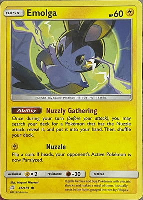 Emolga - 46/181 - Team Up Pokemon 2019