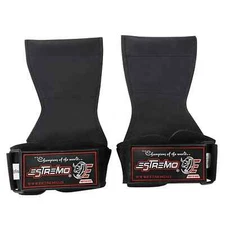 Weight Lifting Hand Grips CrossFit Pad Gym Workout Palm Guard Gloves Wrist Wraps