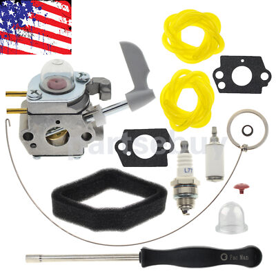 Kit Ricambio Carburatore Per Homelite UT09526 – Con Guarnizione, Filtro Aria, Filtro Benzina E Tubo