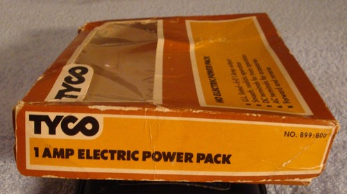 Vintage Tyco HO Train Box - HO 1 AMP ELECTRIC POWER PACK NO. 899:800 - BOX ONLY - Picture 2 of 6