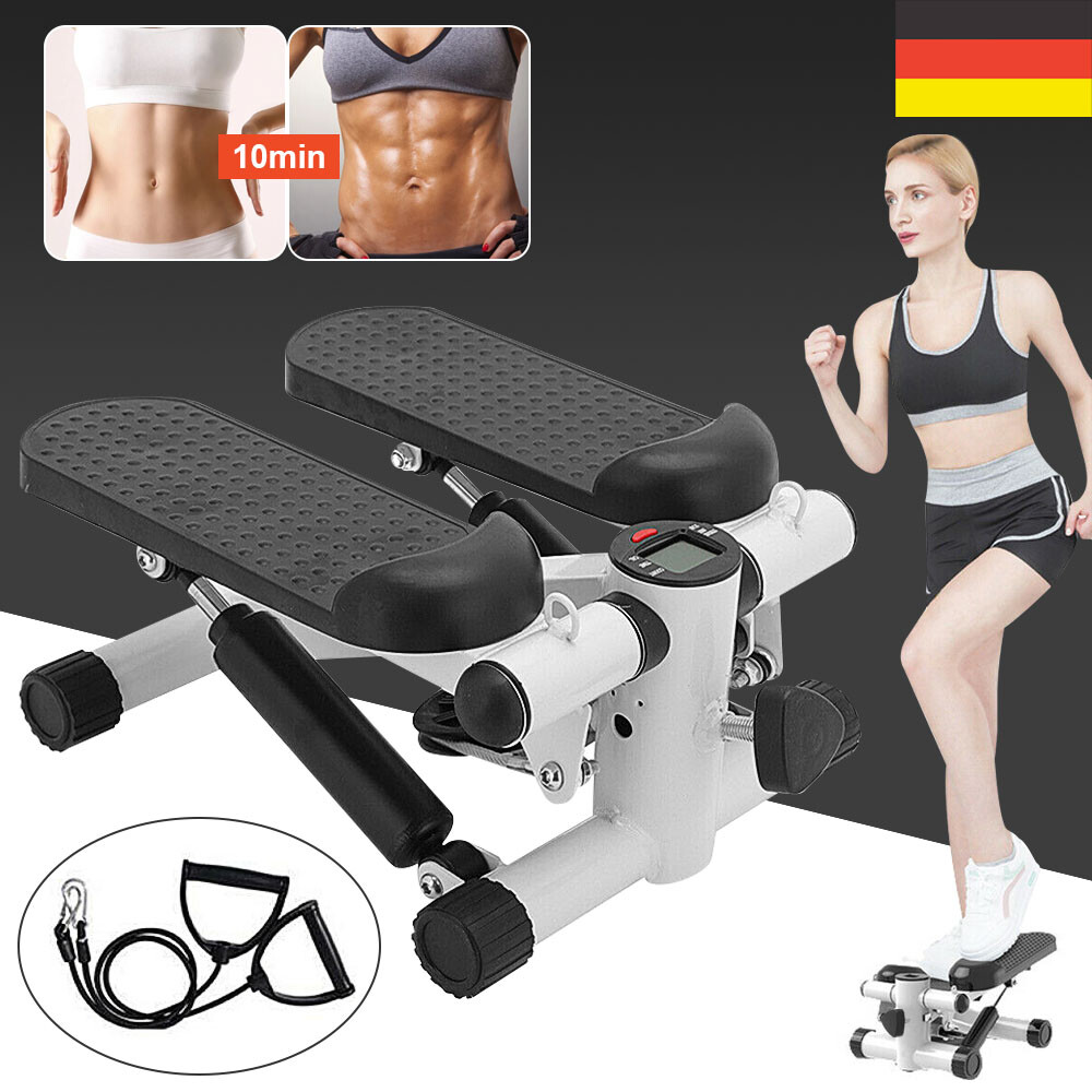 Appareil Cardio Training Maison Relaxdays Stepper 2 Marches - Step Fitness Écran Digital Noir Entraînement Musculaire Appareil Cardio Training Maison Relaxdays Stepper 2 Marches - Step Fitness Écran Digital Noir Entraînement Musculaire