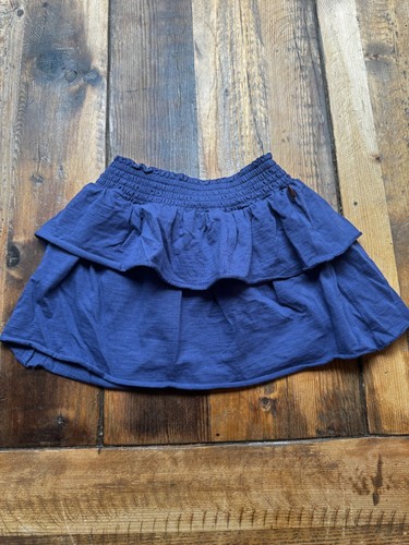 EUC Tea Collection Girls Multi Tier Skirt Navy Size 5 - Picture 3 of 3
