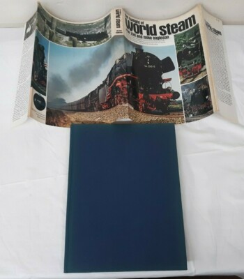 1977 the TWILIGHT of WORLD STEAM Hardcover Book by RON ZIEL & MIKE EAGLESON