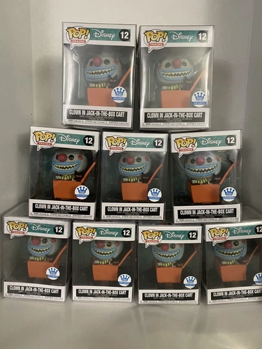 🔥Funko Pop Clown in Jack in the Box Cart The Nightmare Before Christmas 🔥