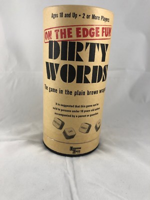 Dirty Words. University Games. Adult Game Party Game