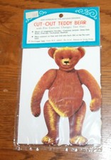 Cut-Out Teddy Bear w costumes Merrimack paper doll