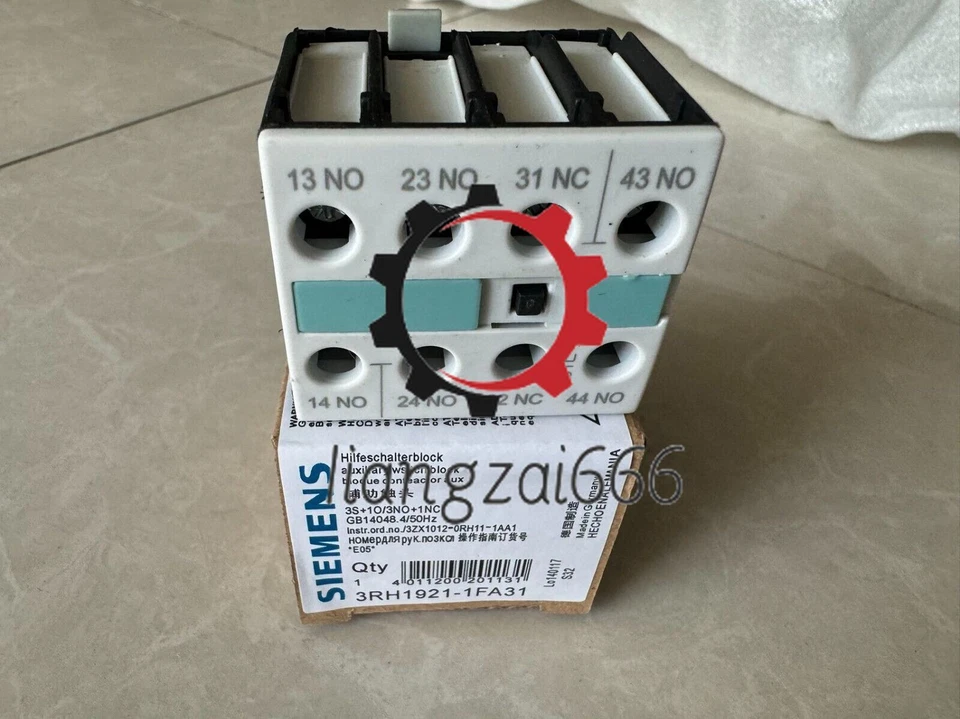 SIEMENS 3RH1921-1FA31 Auxiliary Switch New One Free Shipping 3RH19211FA31 - Image 3 of 4