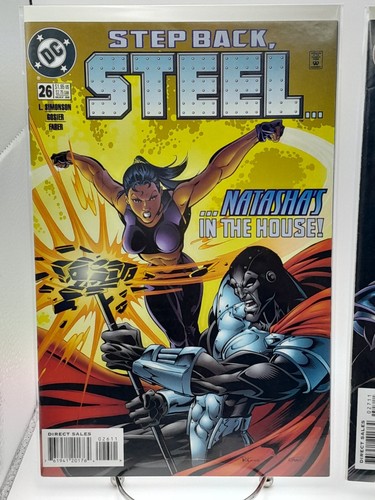DC STEEL #26 & #27 May-June 1996 incl. Step Back, Steel...Natasha's In The House - Picture 2 of 4
