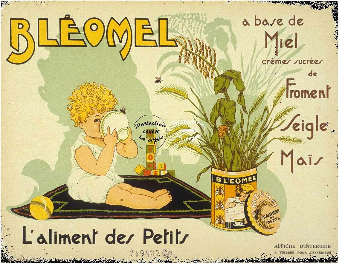 Poster Vintage THYMOL TOILETT Rsxz - Haute Qualité 50x70 Cm - Marque PostersAndCo - NEUF