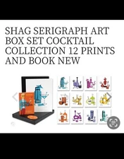 Shag Cocktail Collection box set 12 signed serigraph prints book Josh Agle Tiki