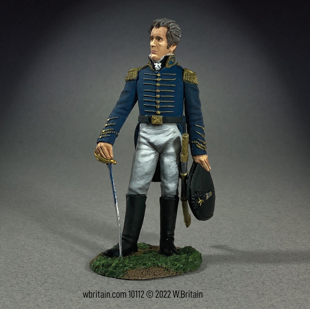 BRITAINS SOLDIERS MUSEUM 10112 - U.S. General Andrew Jackson, 1813-14
