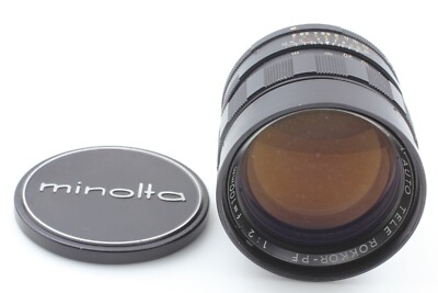 AS-IS] Minolta Auto Tele Rokkor PF 100mm f/2 MF Lens for MC MD SR