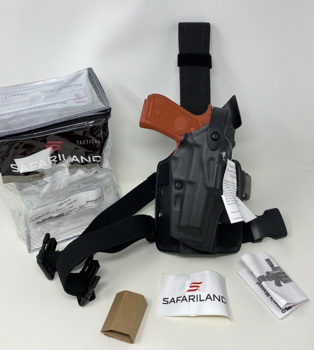 Safariland® 6304 ALS®/SLS Drop-Rig STX Tactical Black RH Holster