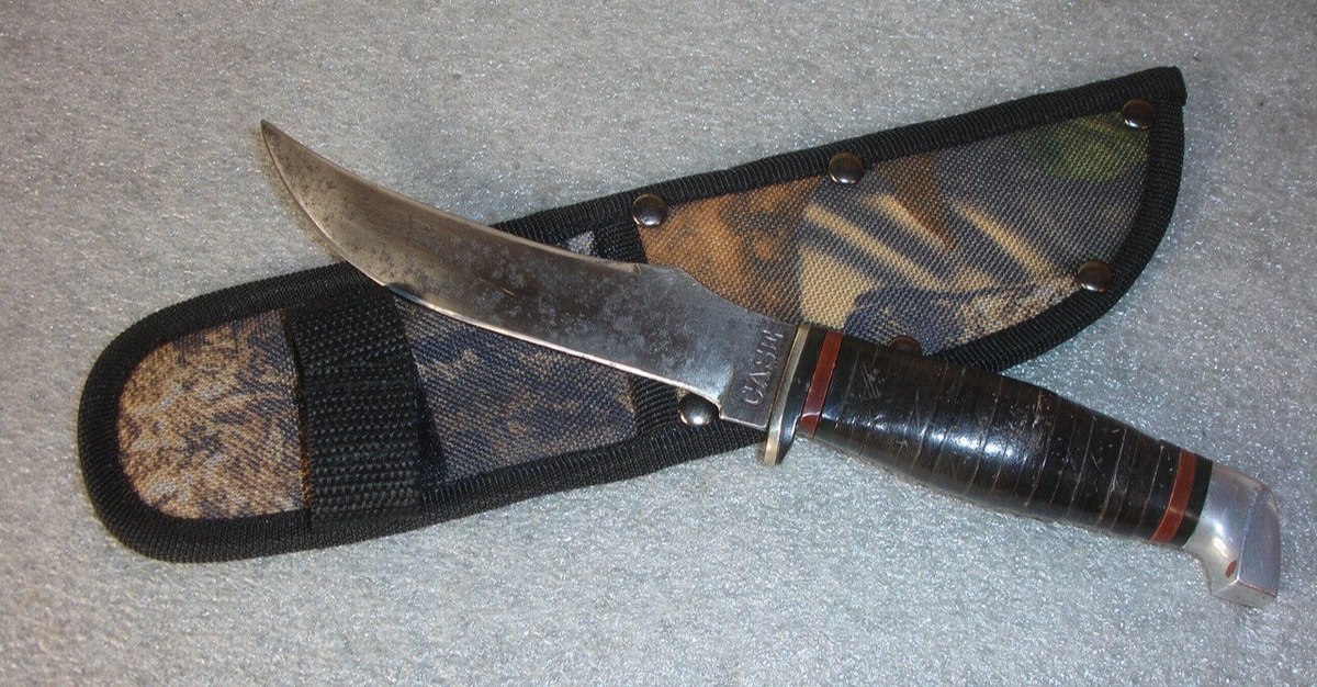 Vtg CASE Knife Sportsman Fixed Blade With Camo Sheath | eBay