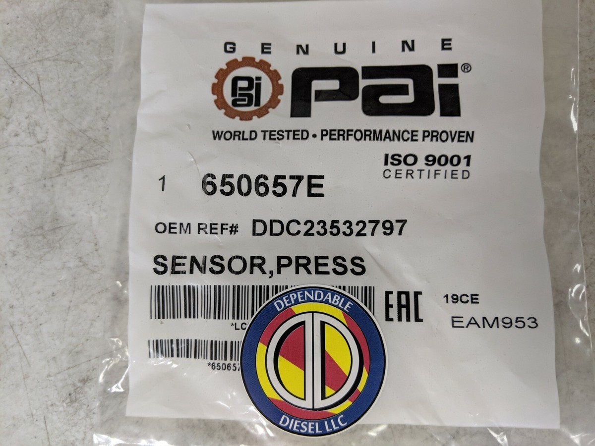 保留中計6点 Oil Pressure Sensor for Detroit Series 60. Excel P/N 650657E Ref