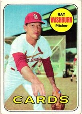 1969 Topps #415 Ray Washburn