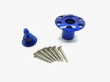 1 Set Blue Aluminum Fuel Dot Cap For RC Airplane & Boat  (US Seller & Shipping)