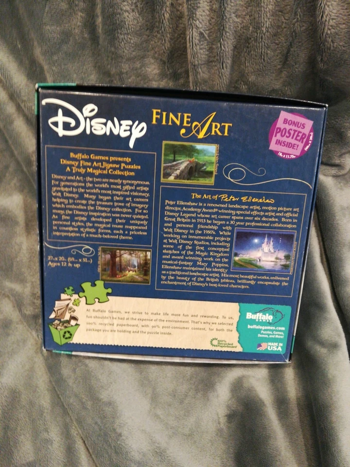Disney Fine Art "Reflection of Friendship" Peter Ellenshaw 1026 pc Jigsaw Puzzle - Image 2 of 2