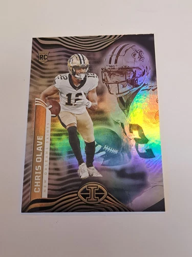 2022 Illusions Football Chris Olave HOBBY BOX Rooke Card RC Thick In Toploader