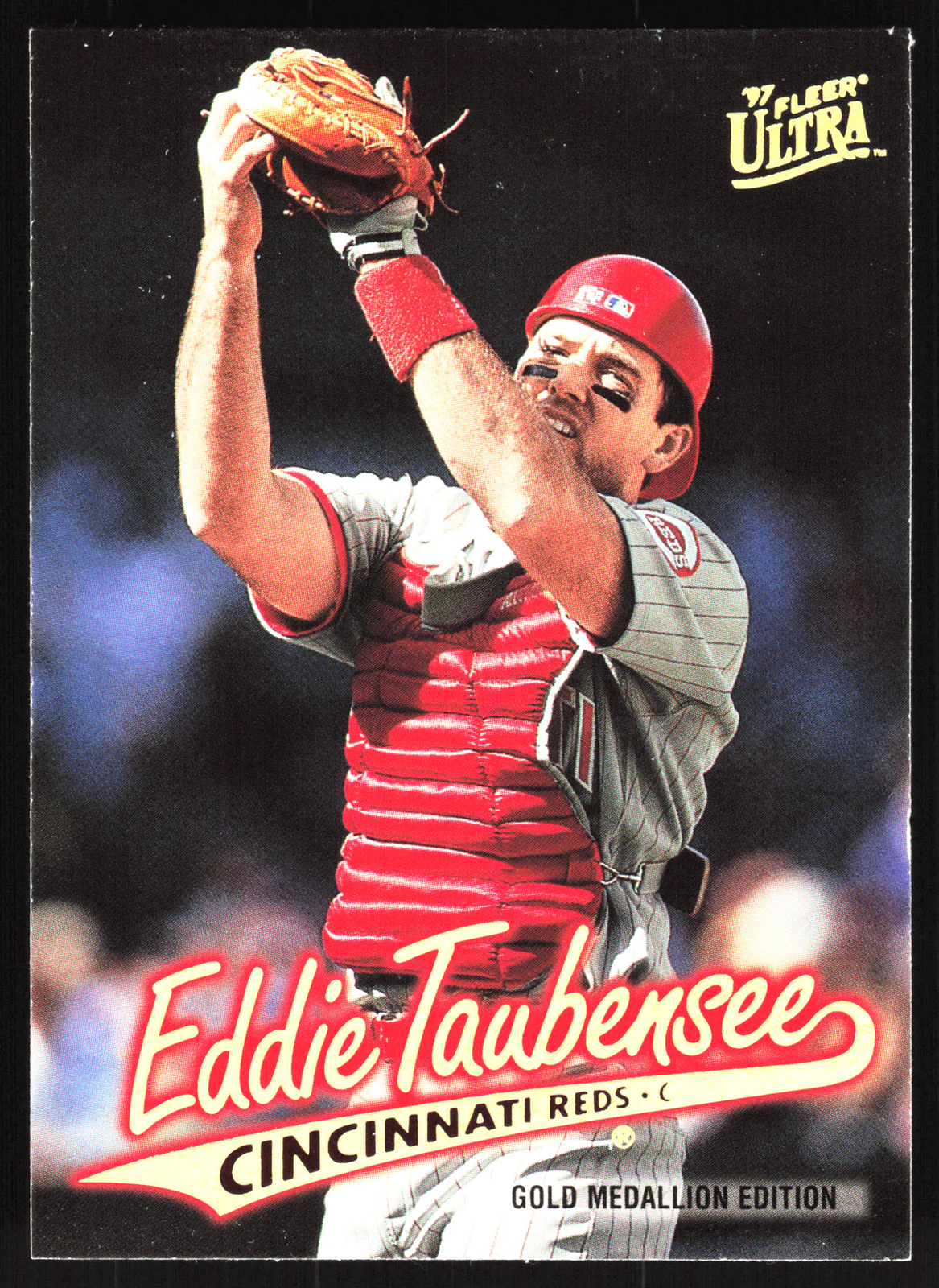 1997 Ultra #G182 Eddie Taubensee Cincinnati Reds Gold Medallion | eBay